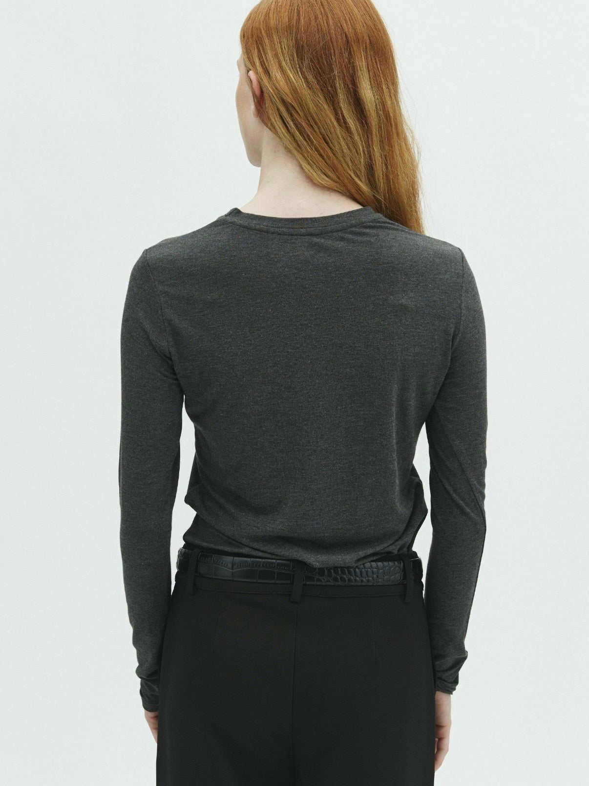 Shirt Pauline dark grey
