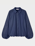 Blouse Lace blue