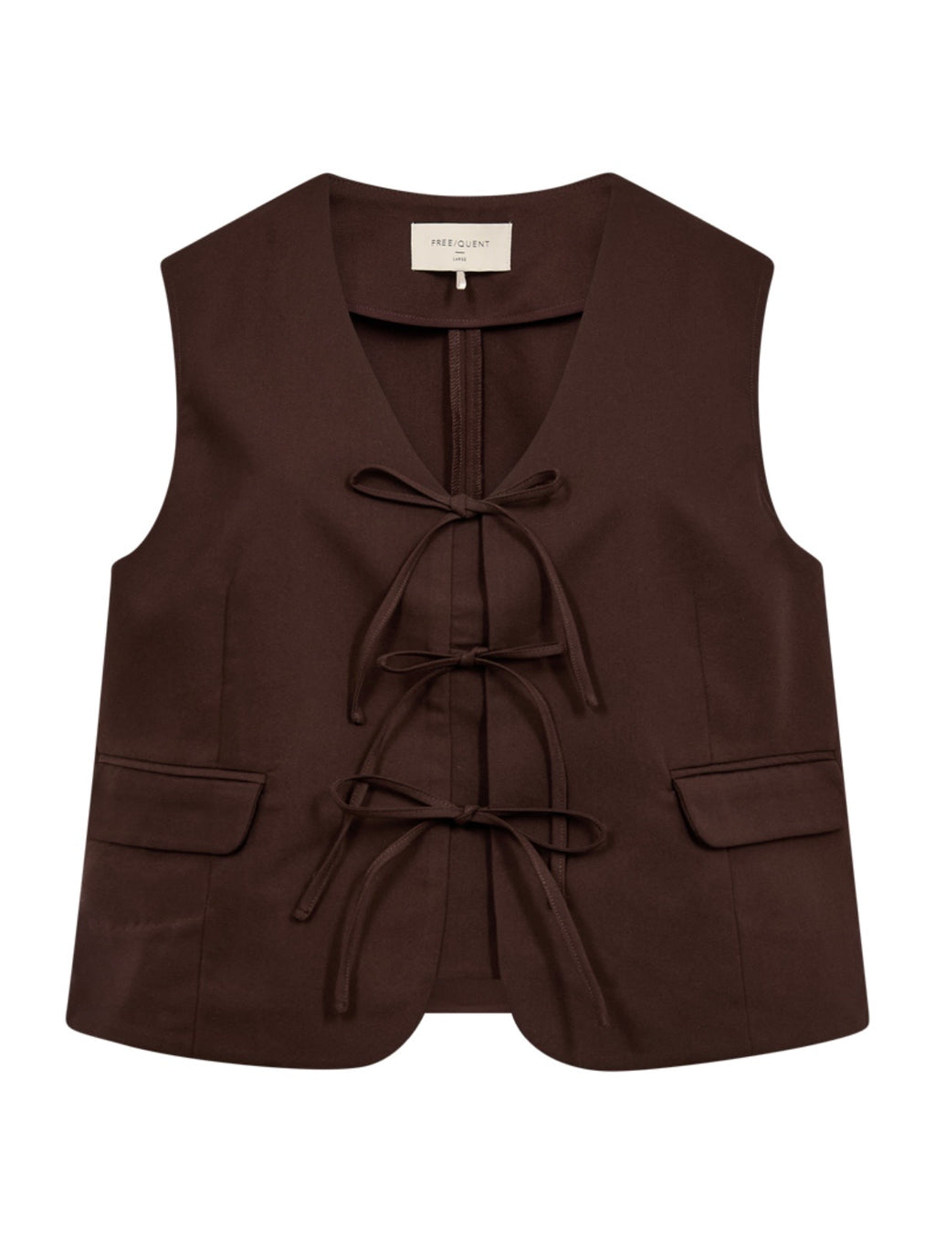 Waistcoat Maye bruin