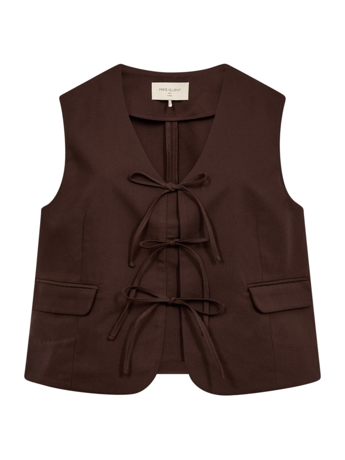 Waistcoat Maye bruin