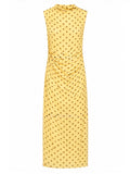 Kleed polka geel