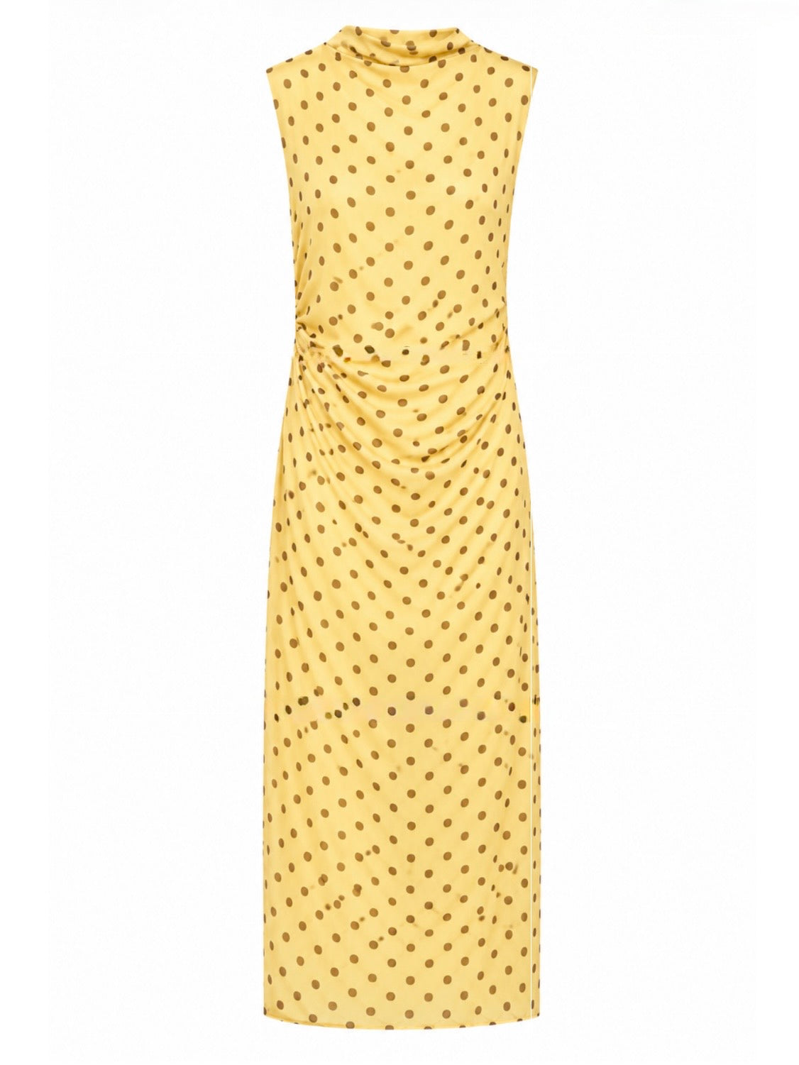 Kleed polka geel