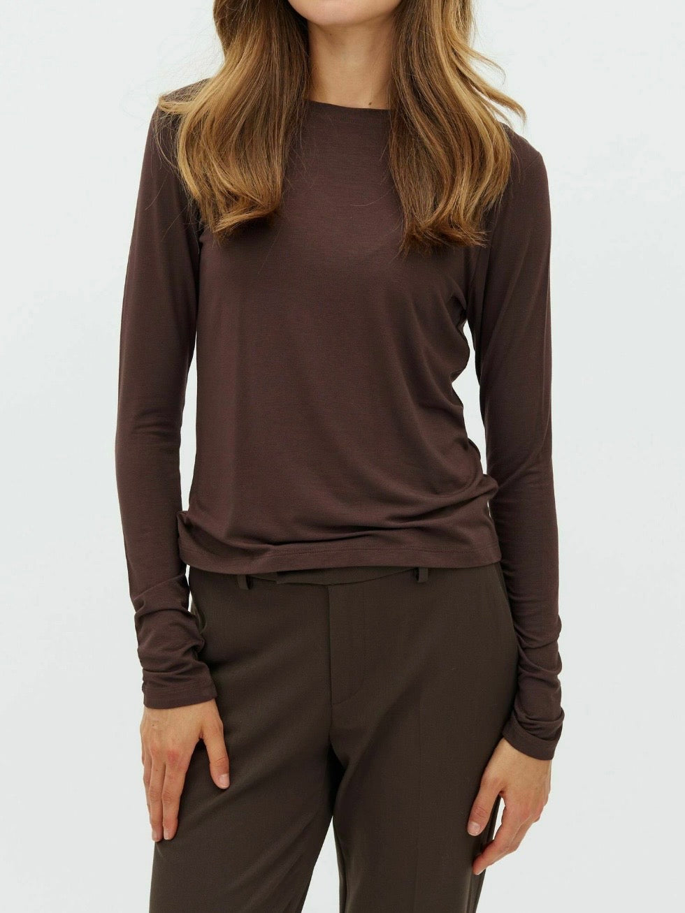 Shirt Pauline bruin