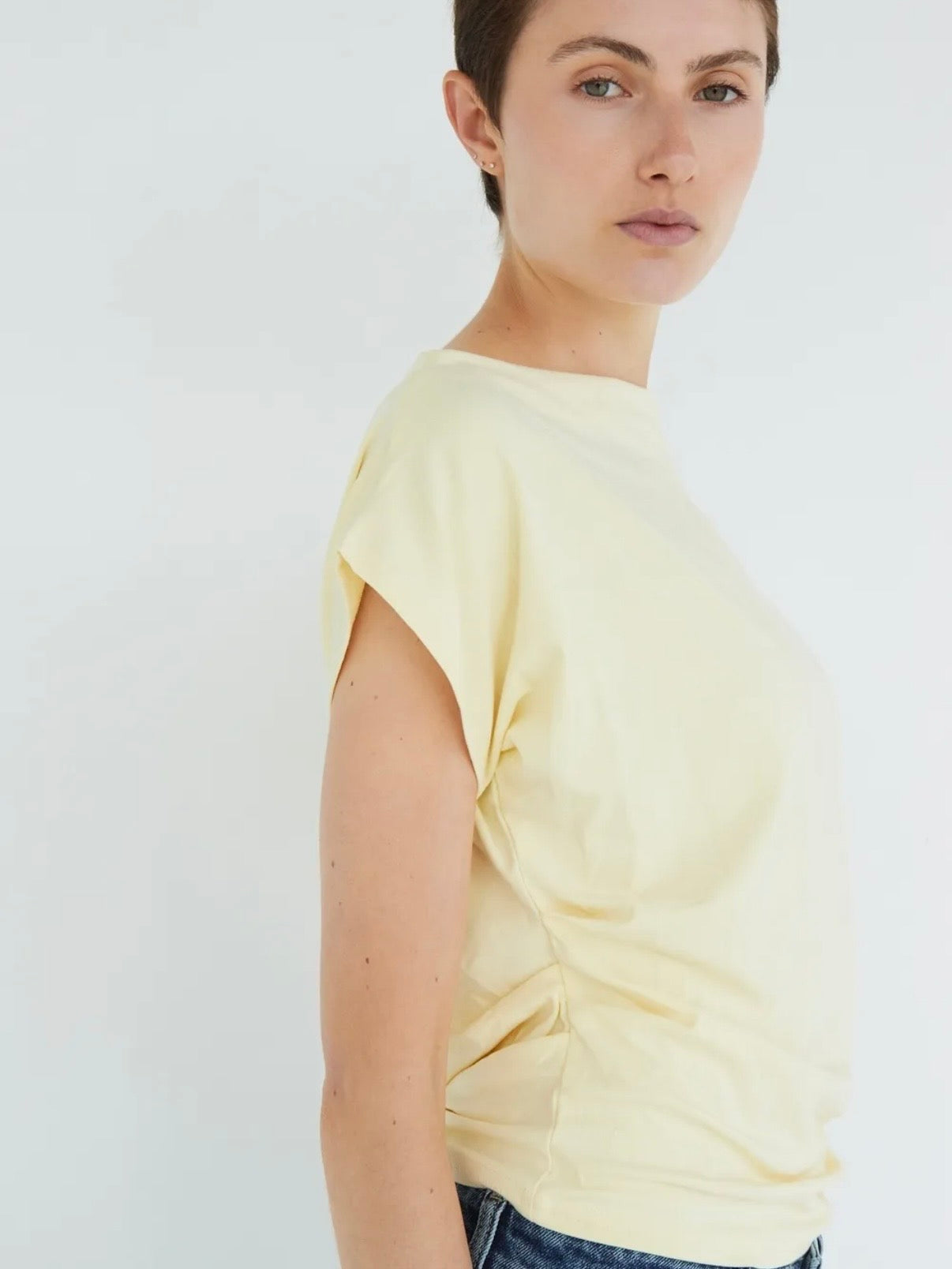 Shirt Elly soft yellow