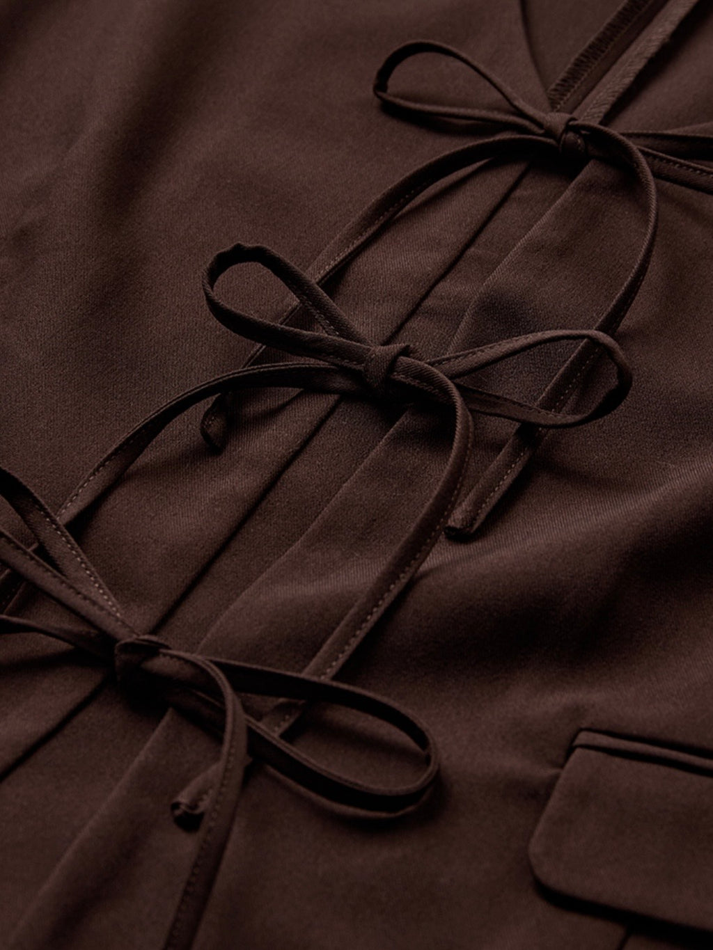 Waistcoat Maye bruin