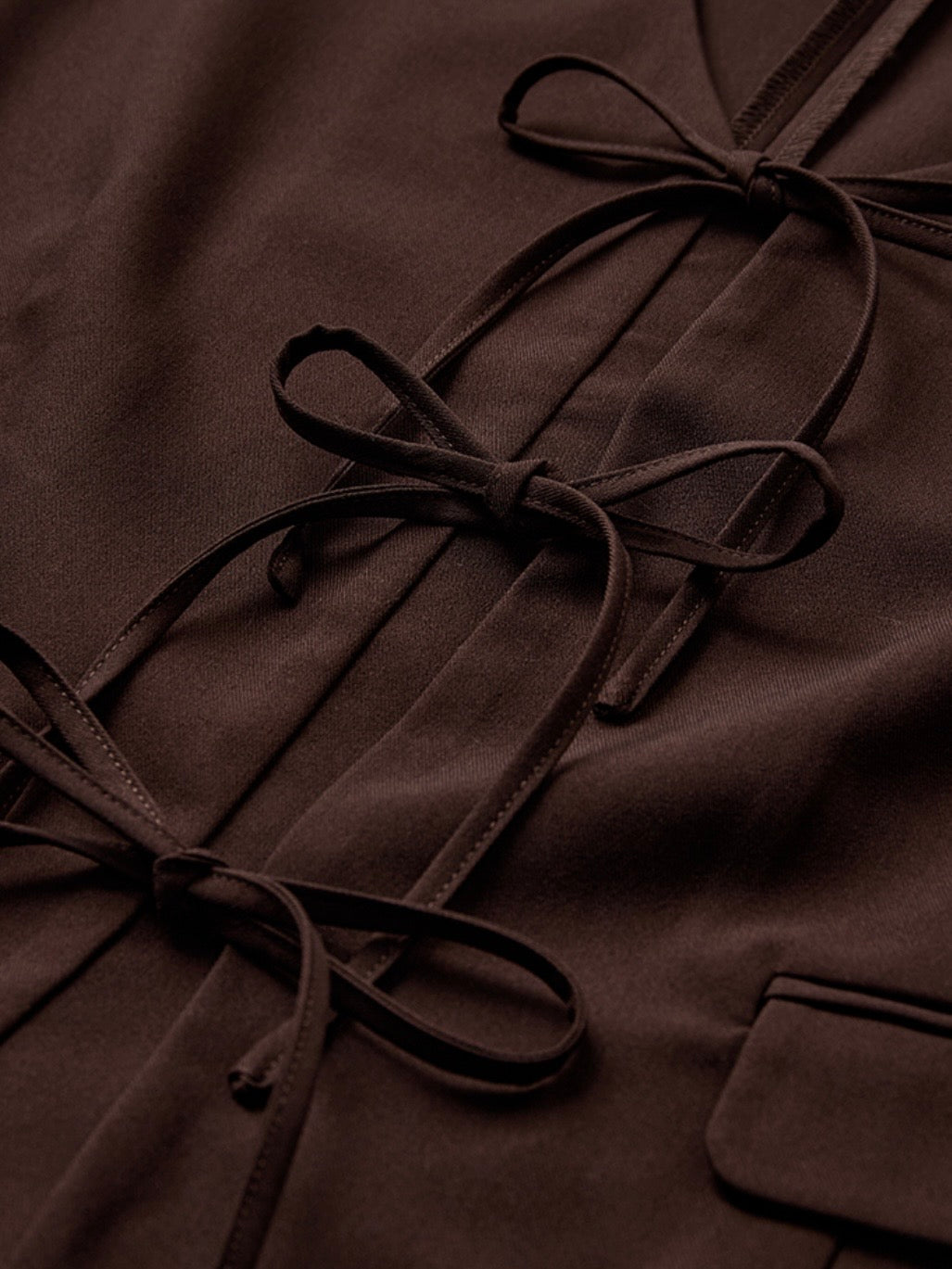 Waistcoat Maye bruin