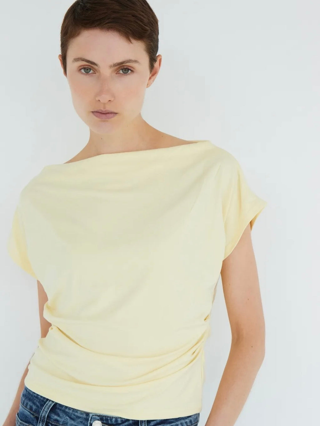 Shirt Elly soft yellow