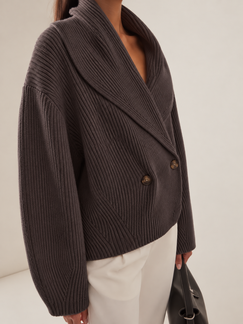 Cardigan Jules bruin