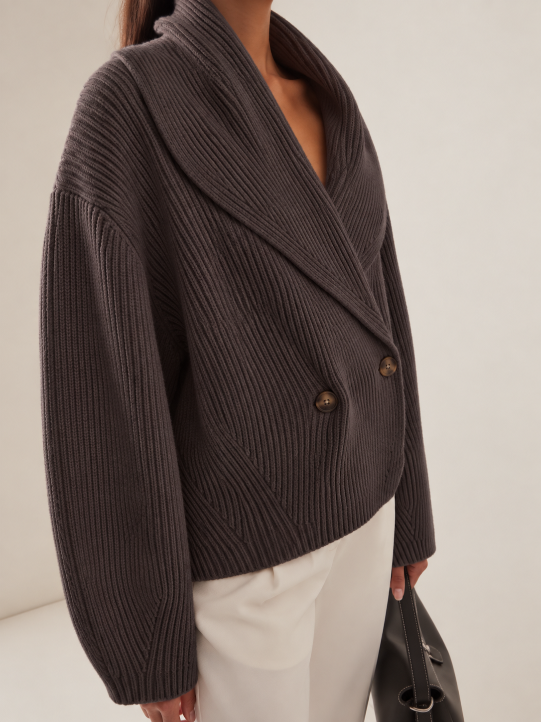 Cardigan Jules bruin